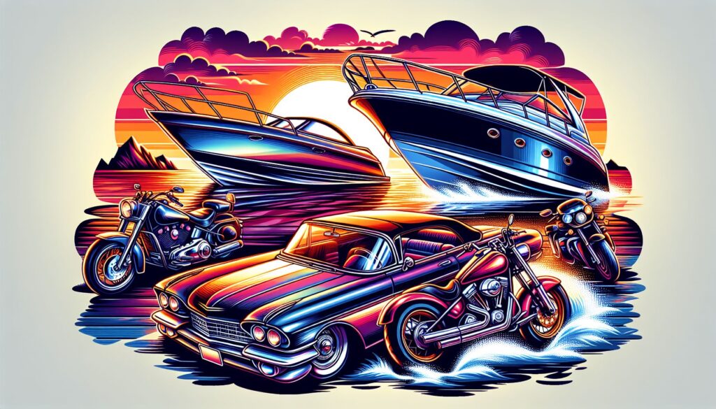Biler, båd og motorcykler: En kærlighedshistorie på hjul